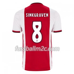 Fußballtrikots Ajax Amsterdam Daley Sinkgraven 8 Heim Trikotsatz 2019-2020